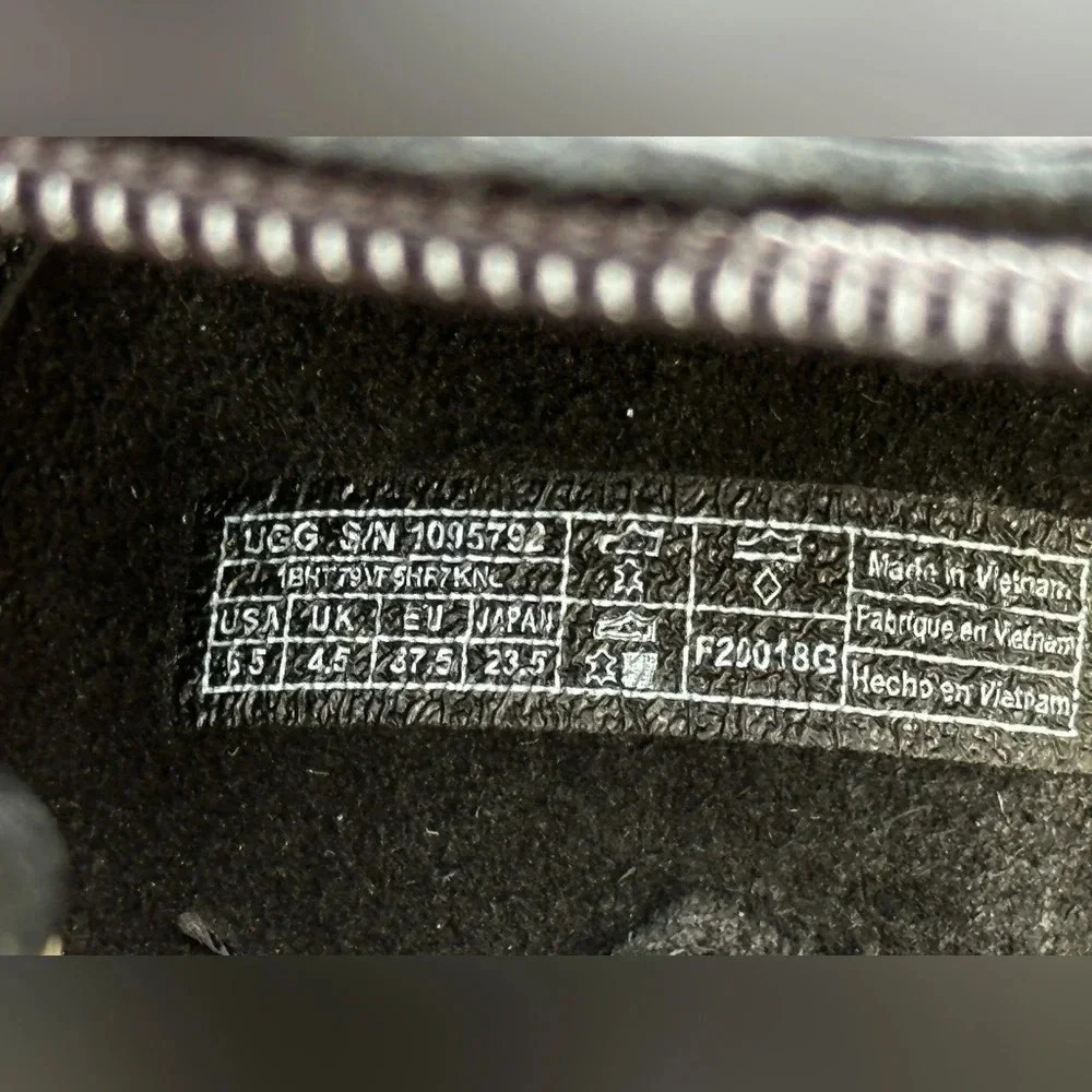 UGG — Elysian Black Leather Boot - Picture 6 of 6